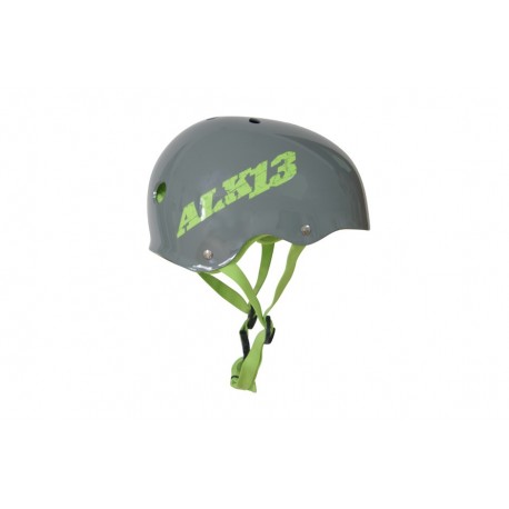 ALK13 Helmet H2O+  Grey / Green Logo