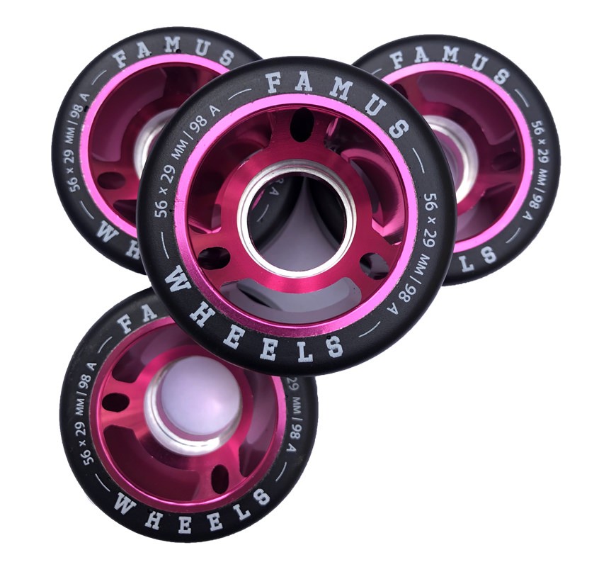 Famus Wheels 56mmx29mm|98a Pink