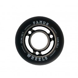 Famus Wheels 64mm/90A All Black x4