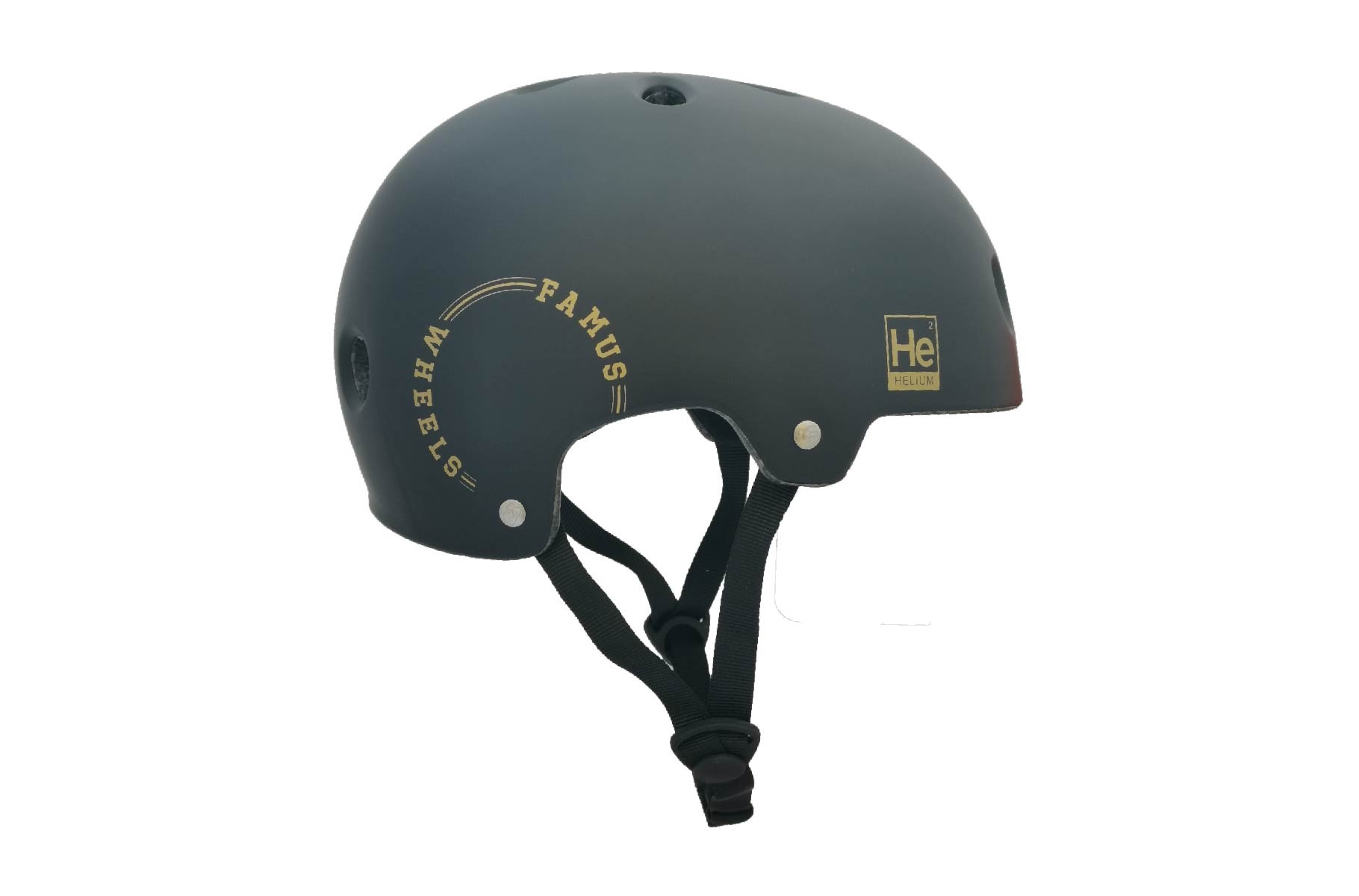 Helmet Helium Black Gold / Famus Wheels
