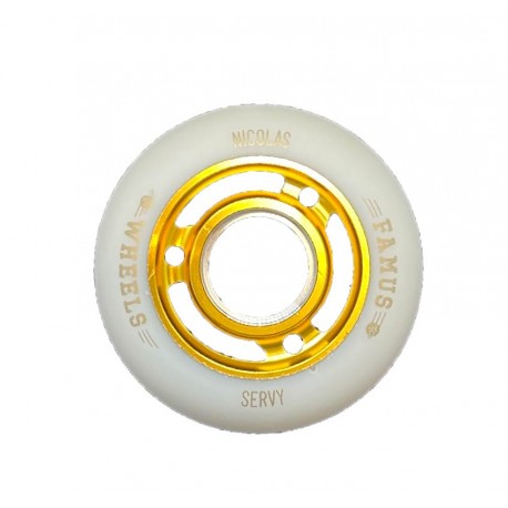 Famus Wheels "Nicolas Servy" 64mm/92A Gold
