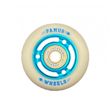 Famus Wheels 60mm/90A Blue White 3 Spokes
