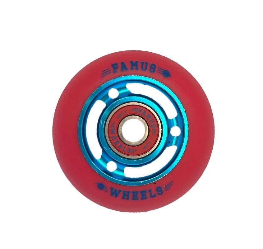 Famus Wheels 64mm/92A Blue Red